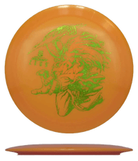 170 - 72g - Orange (Green Glitter) Big Z Discraft Zeus - Skyline Disc Golf