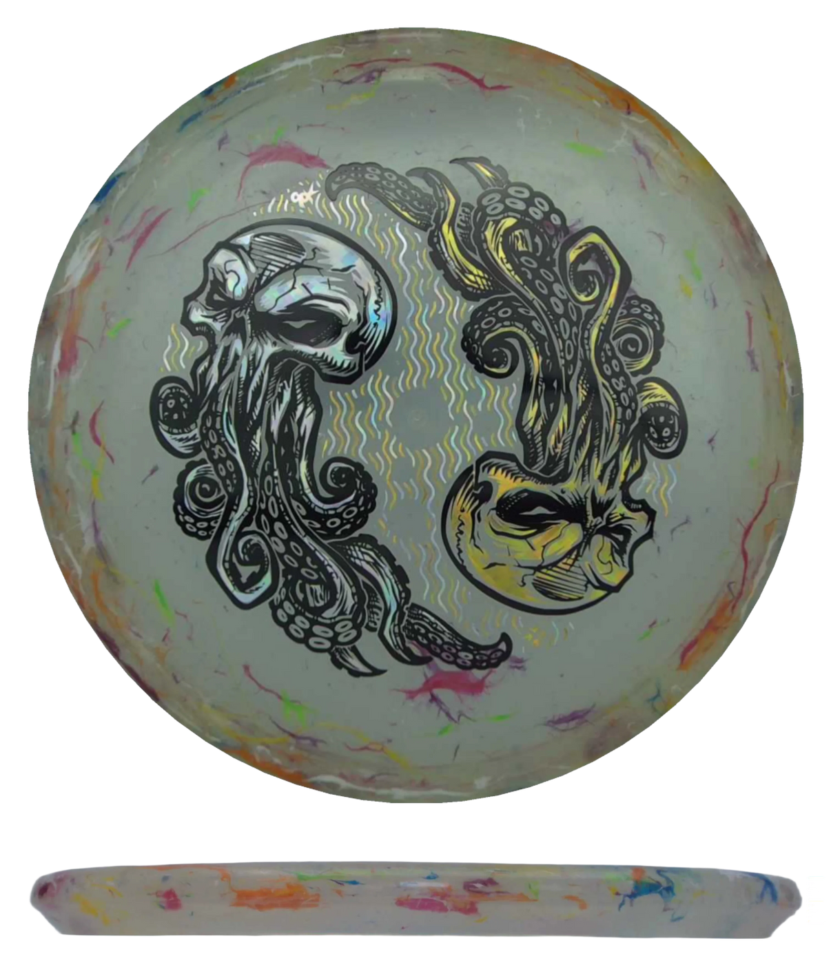 Discraft Zone - Jawbreaker Z FLX - DFX Edition / 170-72g - Multicolor Jawbreaker (Gold/Silver Disco/Black - Cthuloop) - Skyline Disc Golf