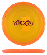 173 - 74g - Orange (Red Graffiti Bar Stamp) CryZtal FLX Discraft Zone GT - Skyline Disc Golf