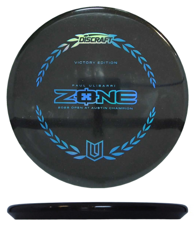 Discraft Zone - Midnight Victory Edition / 174g - Black (Blue Chrome - Paul Ulibarri OAA Edition) - Skyline Disc Golf
