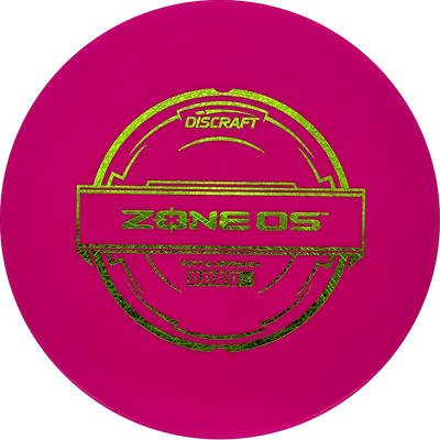 Discraft Zone OS Discraft Zone OS - Putter Line / 173-74g - Rose Pink (Yellow Green Laser) - Skyline Disc Golf