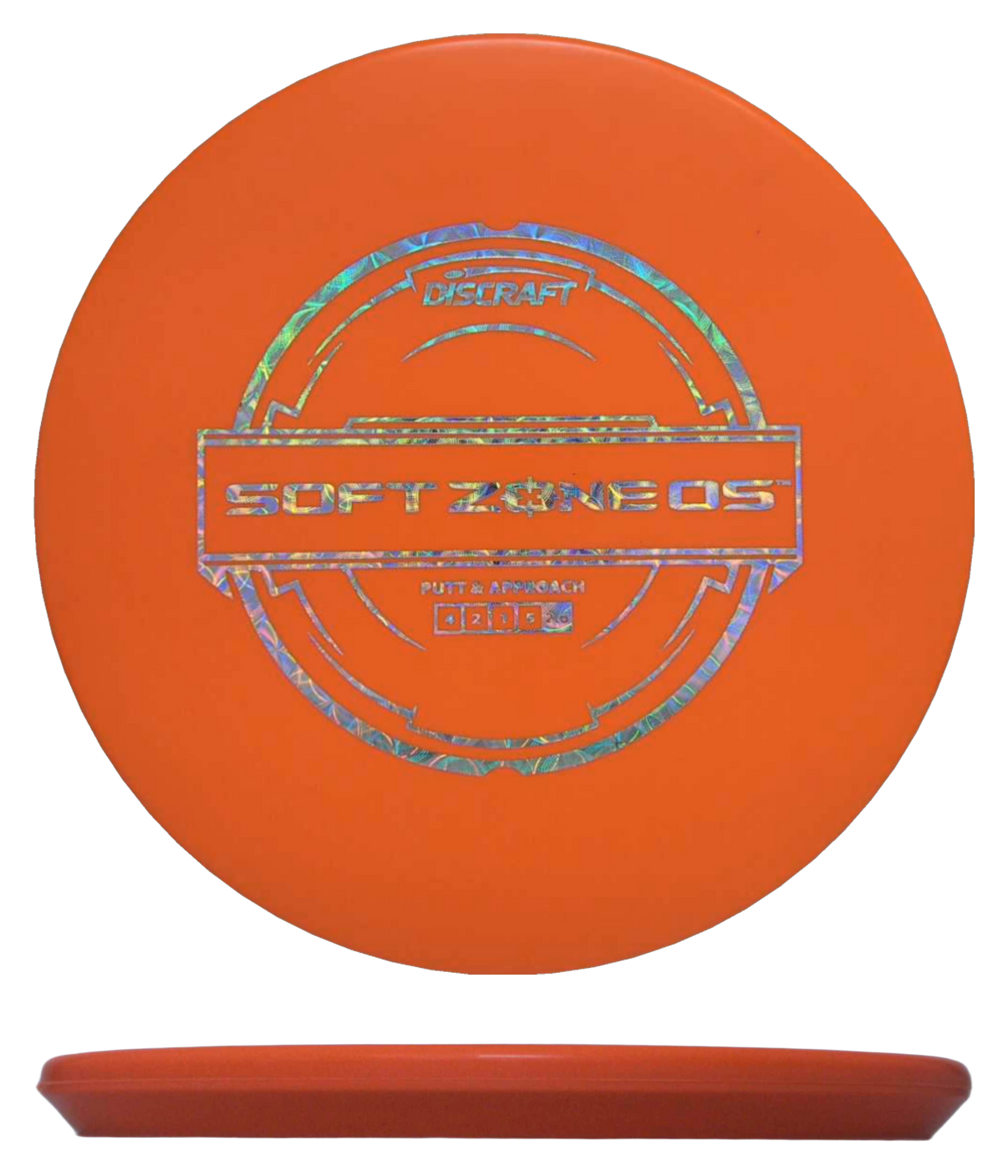 Discraft Zone OS - Putter Line Soft / 167-69g - Orange (Kaleidoscope) - Skyline Disc Golf
