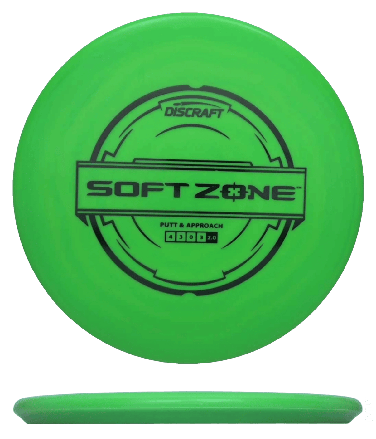 160 - 63g - Green (Black) Putter Line Soft Discraft Zone - Skyline Disc Golf