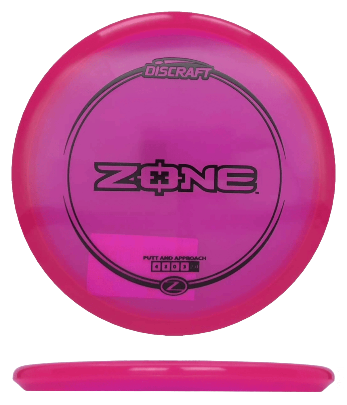 174g - Pink (Black) Z Line Discraft Zone - Skyline Disc Golf