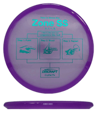170 - 72g - Purple (Blue Green Foil) CryZtal FLX - 2026 Ledgestone Discraft Zone SS - Skyline Disc Golf