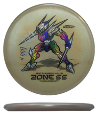 Discraft Zone SS - TI Colorshift - Ledgestone Wave 3 / 170-72g - Sand (Rainbow Stars/Chrome) - Skyline Disc Golf