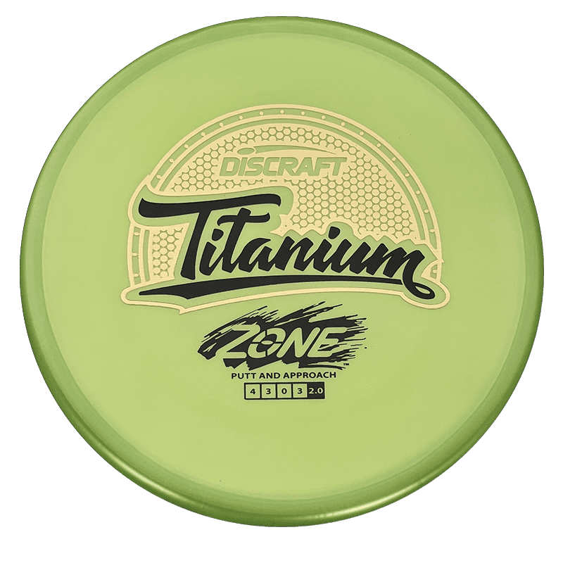 Discraft Zone Discraft Zone - Titanium / 173-74g - Lime Green (Gold/Black) - Skyline Disc Golf