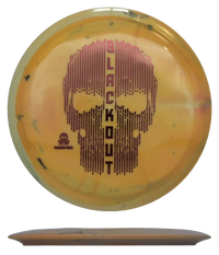 Doomsday Discs Blackout - Toxic Waste / 174g - Orange/Sand (Red Foil) - Skyline Disc Golf
