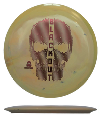Doomsday Discs Blackout - Toxic Waste / 175g - Tan (Red Foil) - Skyline Disc Golf