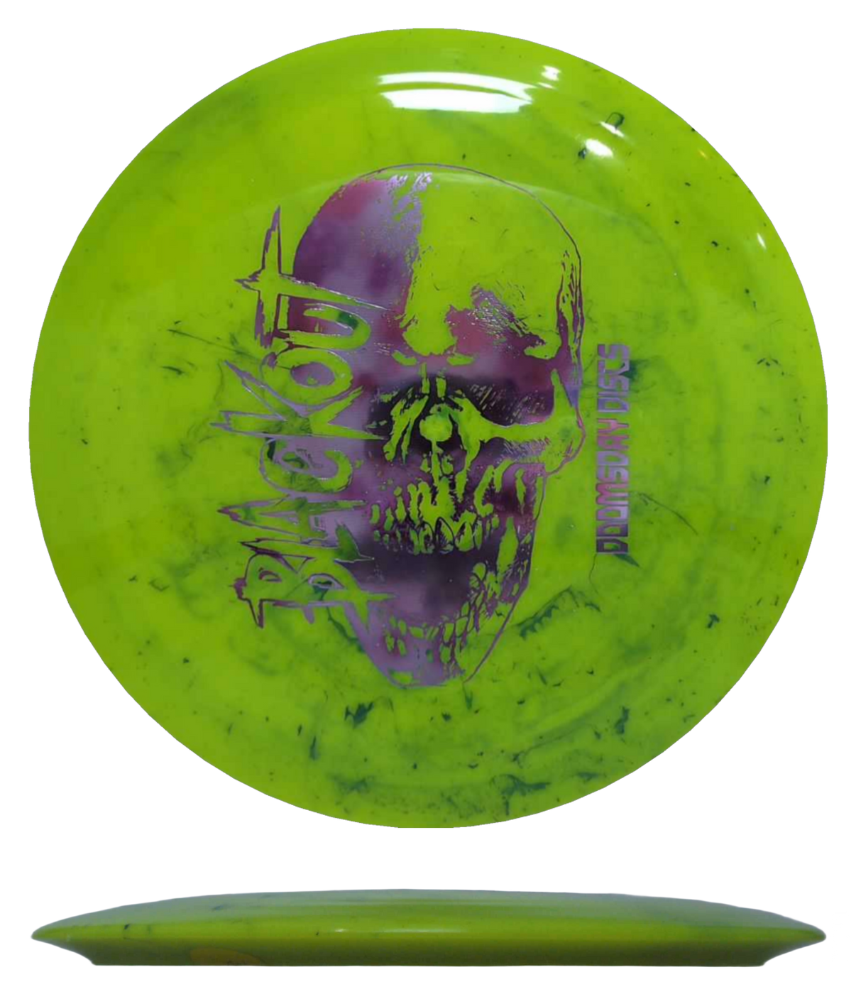 Doomsday Discs Blackout - Toxic Waste / 174g - Lime (Purple Jellybean) - Skyline Disc Golf