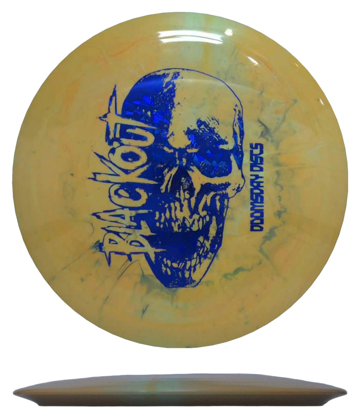 Doomsday Discs Blackout - Toxic Waste / 176g - Sand (Blue Shatter) - Skyline Disc Golf