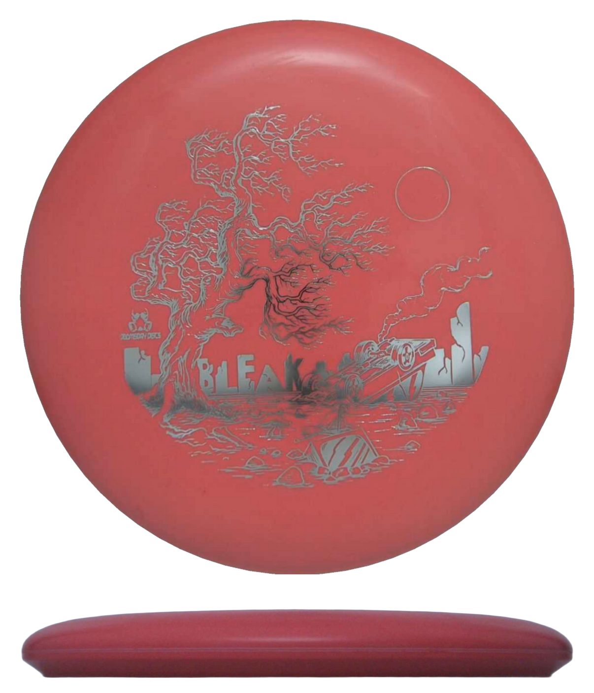 Doomsday Discs Bleak - Ration / 170-72g - Red-ish (Silver Foil) - Skyline Disc Golf