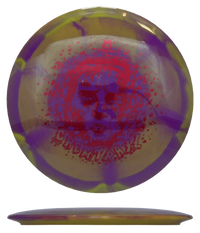 Doomsday Discs Chemtrail - Retina / 173-76g - Magenta/Honey (Red Carbon Fiber) - Skyline Disc Golf