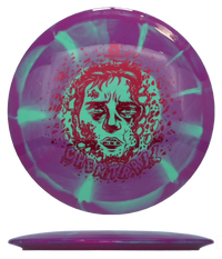 Doomsday Discs Chemtrail - Retina / 173-76g - Magenta/Mint (Red Carbon Fiber) - Skyline Disc Golf