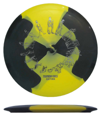 Doomsday Discs Chemtrail - Ration / 173g - Black/Yellow Burst (Black Chrome) *107* - Skyline Disc Golf