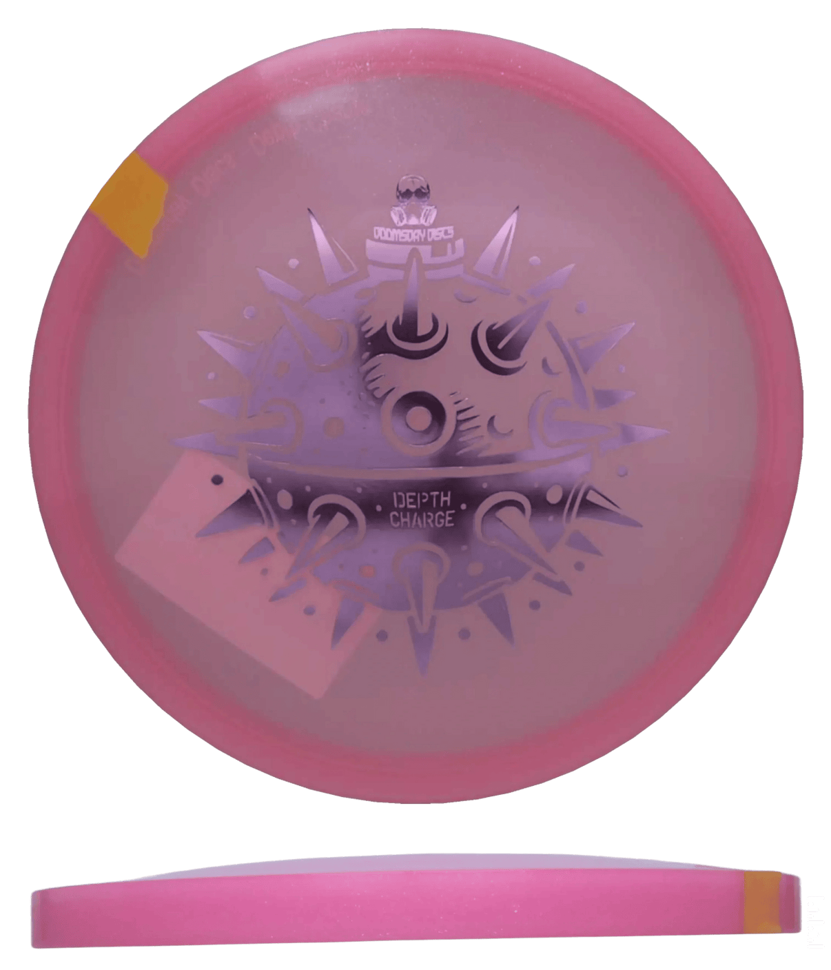 183g - Pink (Pink Foil) Clandestine Doomsday Discs Depth Charge - Skyline Disc Golf