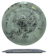 Doomsday Discs Famine - Radioactive / 173g - Concrete (Black/Silver Leopard Print) *030* - Skyline Disc Golf