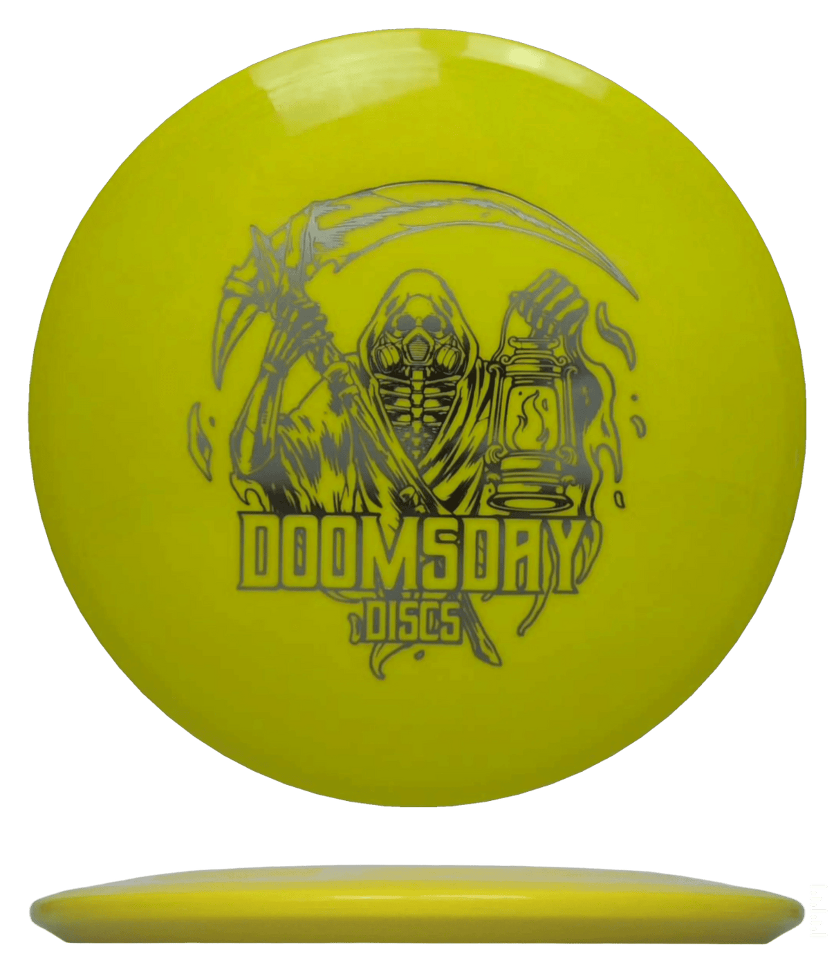 177g - Yellow (Gold) *90* Abduction Doomsday Discs Flat Earth - Skyline Disc Golf