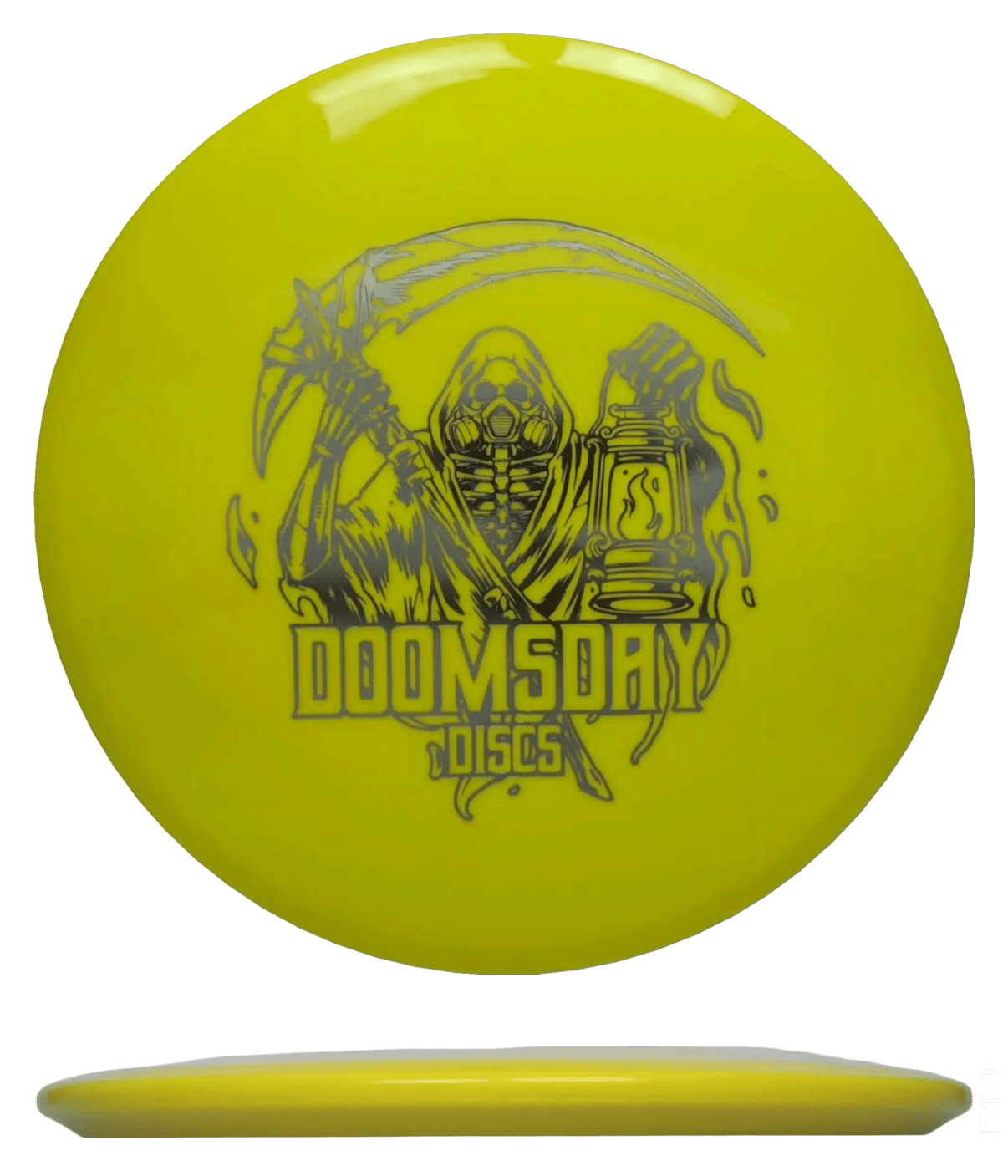 Doomsday Discs Flat Earth - Abduction / 177g - Yellow (Gold) *91* - Skyline Disc Golf