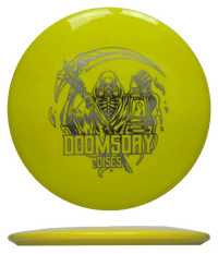 Doomsday Discs Flat Earth - Abduction / 177g - Yellow (Gold) *91* - Skyline Disc Golf