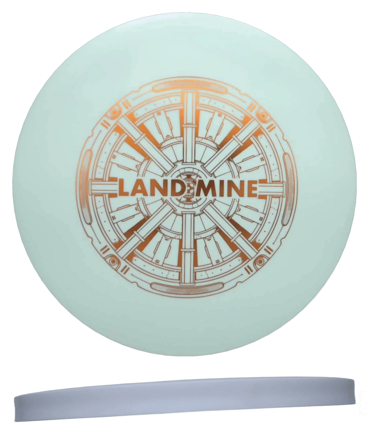 172g - White (Orange Foil) *062* Weapons Grade Doomsday Discs Land Mine - Skyline Disc Golf