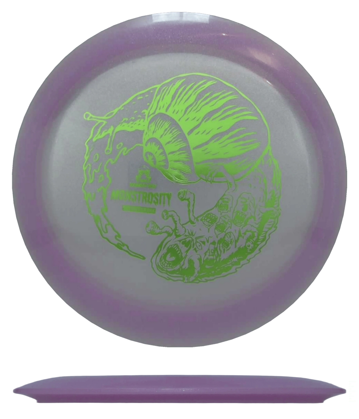 Doomsday Discs Monstrosity - Clandestine / 173-76g - Lavender (Yellow Green Foil) *017* - Skyline Disc Golf