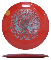 Doomsday Discs Monstrosity - Survival / 170-72g - Red (Sky Blue Foil) - Skyline Disc Golf
