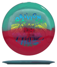 174g - Red & Teal (Rainbow Foil) Retina Doomsday Discs Oblivion - Skyline Disc Golf