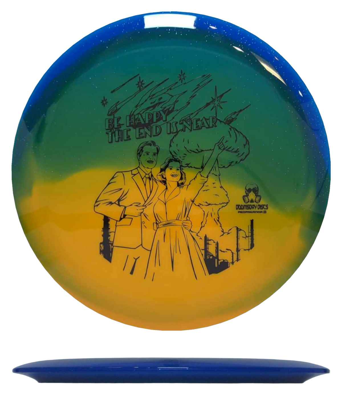 Doomsday Discs Propaganda - Retina / 175g - Blue/Orange (Black) *011* - Skyline Disc Golf