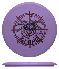 175g - Lavender (Black/Red) Collapse Doomsday Discs Scope - Skyline Disc Golf