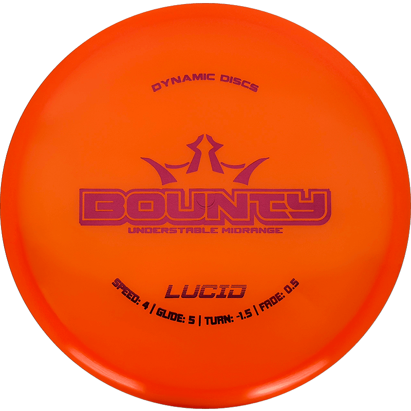 Dynamic Discs Bounty Dynamic Discs Bounty - Lucid / 177g - Orange (Crimson Red) - Skyline Disc Golf