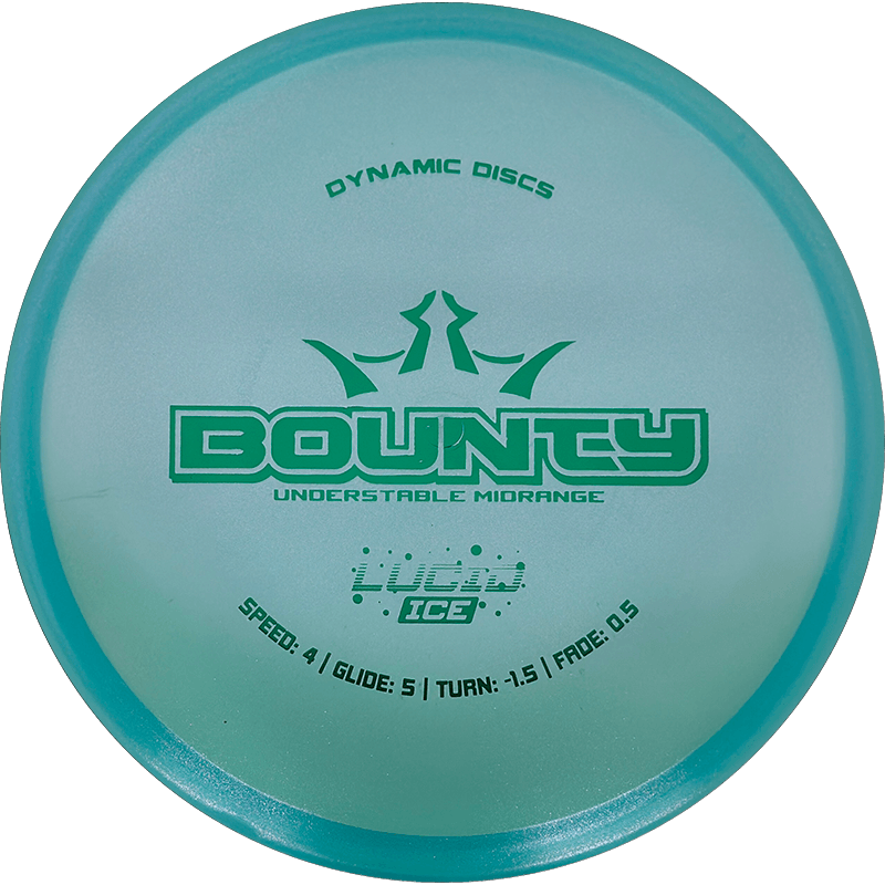 Dynamic Discs Bounty Dynamic Discs Bounty - Lucid Ice Glimmer / 175g - Blue (Green) - Skyline Disc Golf