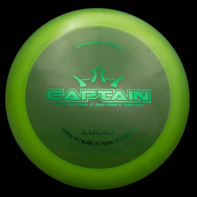 Dynamic Discs Captain Dynamic Discs Captain - Lucid / 171g - Lime Green (Green Foil) - Skyline Disc Golf