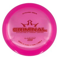 Dynamic Discs Criminal - Lucid / 174g - Red (Orange Foil - Ransom Stamp) - Skyline Disc Golf