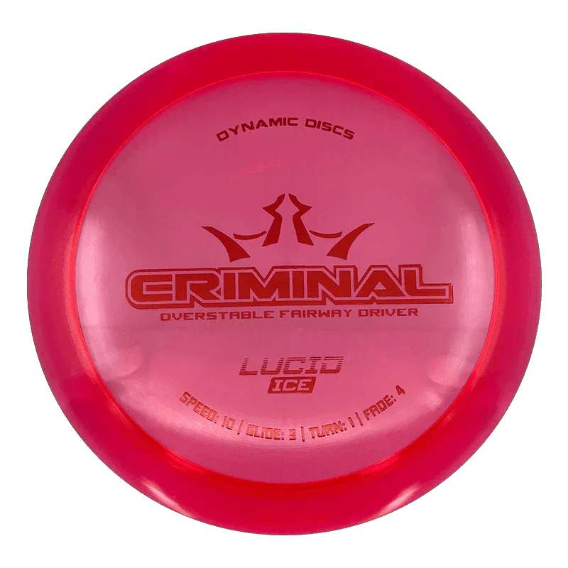 Dynamic Discs Criminal - Lucid / 176g - Pink (Gold - Ransom Stamp) - Skyline Disc Golf