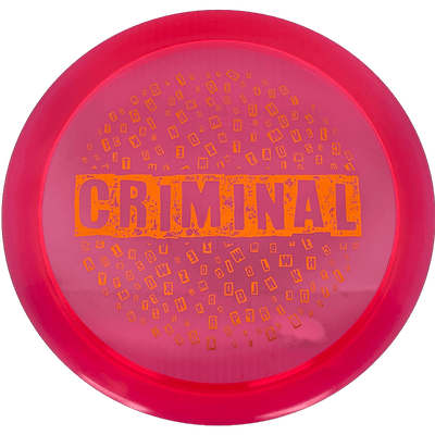 Dynamic Discs Criminal Dynamic Discs Criminal - Lucid / 174g - Red (Orange Foil - Ransom Stamp) - Skyline Disc Golf