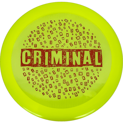 Dynamic Discs Criminal Dynamic Discs Criminal - Lucid / 174g - Yellow (Red Foil - Ransom Stamp) - Skyline Disc Golf