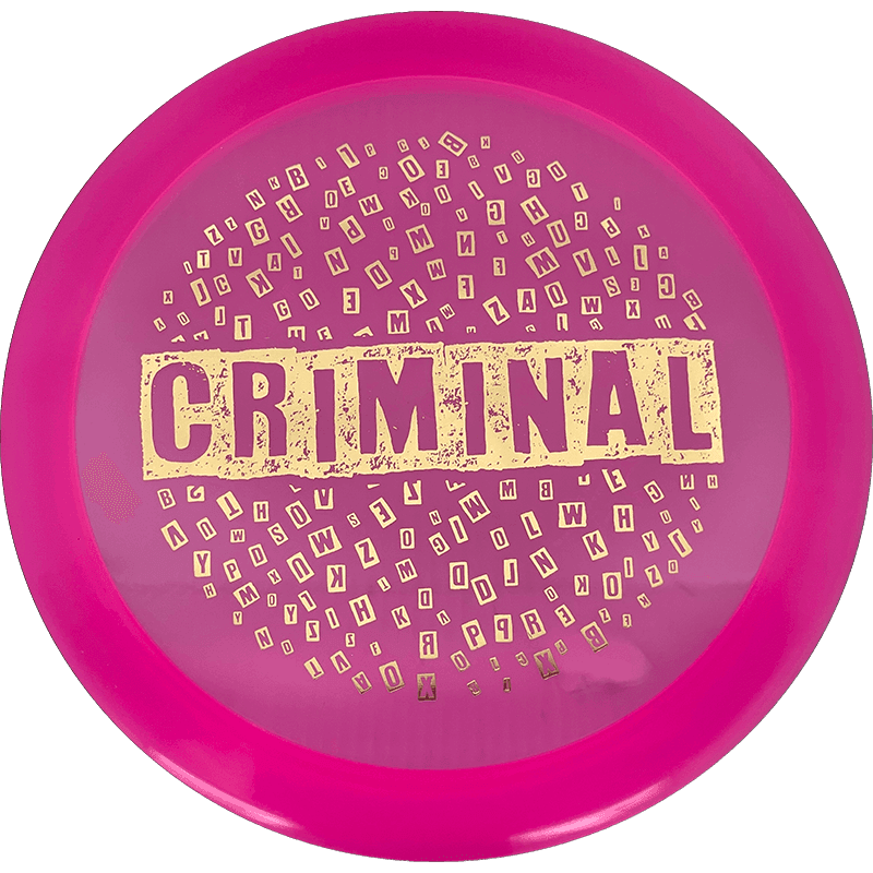 Dynamic Discs Criminal - Lucid / 176g - Pink (Gold - Ransom Stamp)