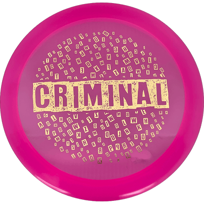 Dynamic Discs Criminal Dynamic Discs Criminal - Lucid / 176g - Pink (Gold - Ransom Stamp) - Skyline Disc Golf