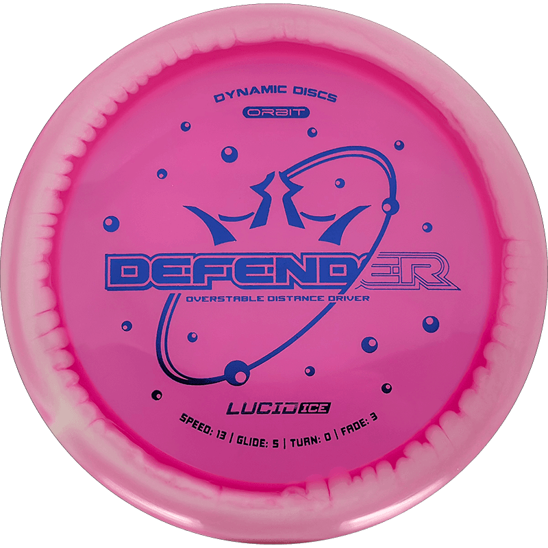Dynamic Discs Defender - Lucid Ice Orbit / 173g - Pink (Blue)