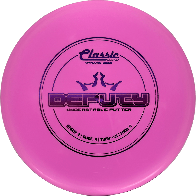 Dynamic Discs Deputy Dynamic Discs Deputy - Classic Blend / 173g - Pink (Purple Foil) - Skyline Disc Golf