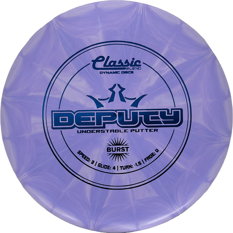 Dynamic Discs Deputy - Classic Blend Burst / 174g - Lavender Burst (Blue Foil)