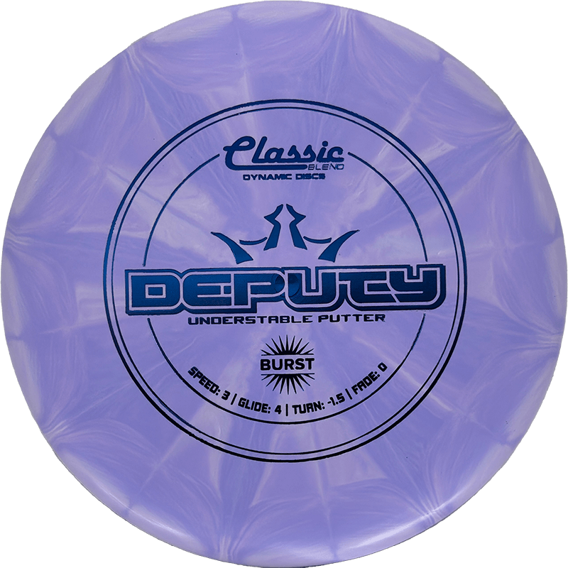 Dynamic Discs Deputy Dynamic Discs Deputy - Classic Blend Burst / 174g - Lavender Burst (Blue Foil) - Skyline Disc Golf