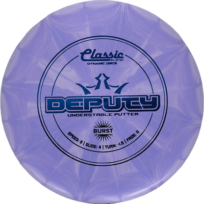 Dynamic Discs Deputy Dynamic Discs Deputy - Classic Blend Burst / 174g - Lavender Burst (Blue Foil) - Skyline Disc Golf