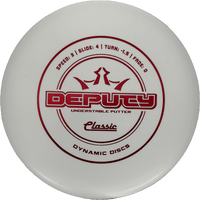 Dynamic Discs Deputy - Classic / 174g - White (Red Foil) - Skyline Disc Golf