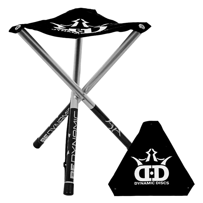 Black Dynamic Discs Disc Golf Mesh Roll - a - Stool Chair - Skyline Disc Golf