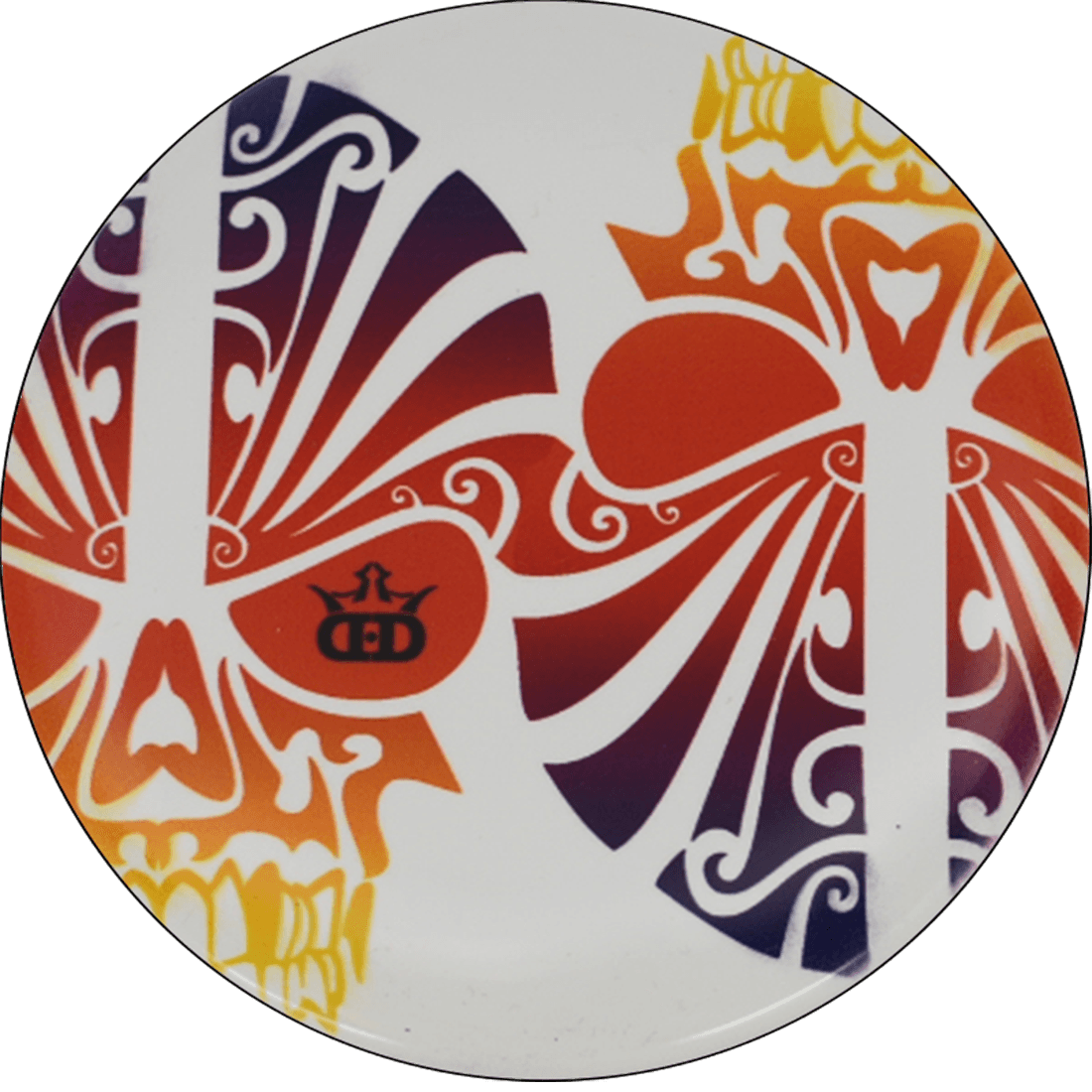 Dynamic Discs DyeMax Mini Marker Dynamic Discs DyeMax Mini Marker - Sunset Skulls - Skyline Disc Golf