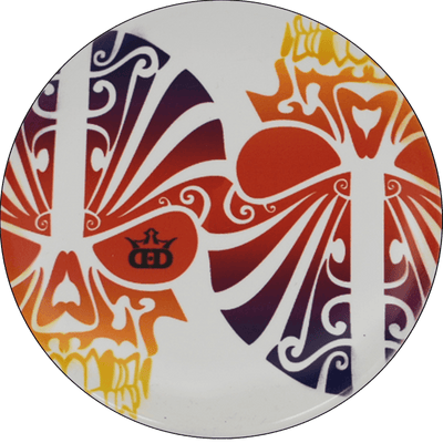 Dynamic Discs DyeMax Mini Marker Dynamic Discs DyeMax Mini Marker - Sunset Skulls - Skyline Disc Golf