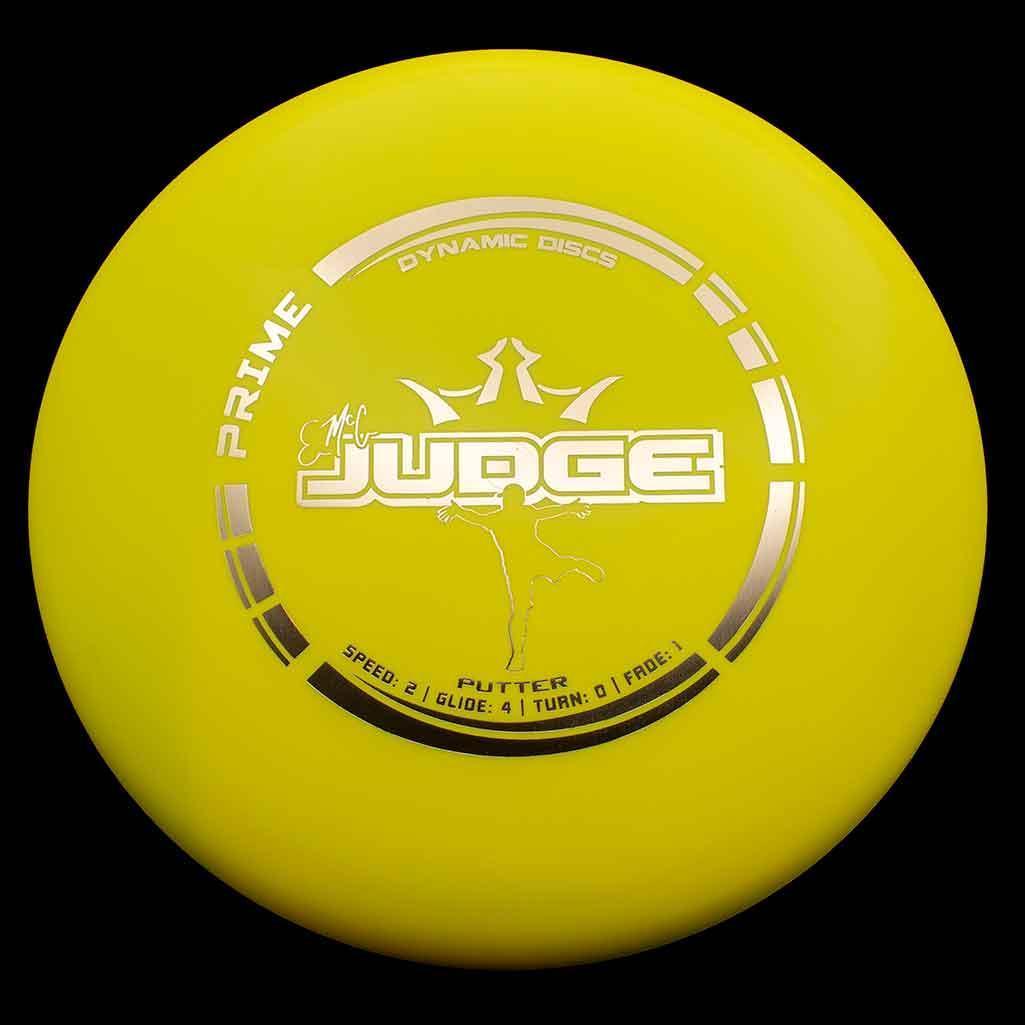 Dynamic Discs EMac Judge - Prime / 174g - Yellow (Silver Foil)