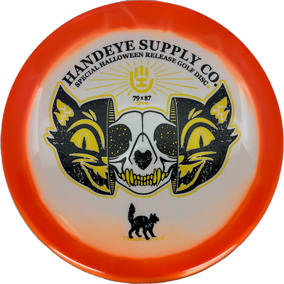 Dynamic Discs Enforcer Dynamic Discs Enforcer - Fuzion Orbit - Halloween Edition / 169g - Orange (HSCo Black Cat) - Skyline Disc Golf